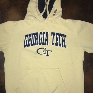 Yellow Georgia Tech sweatshirt Size Medium